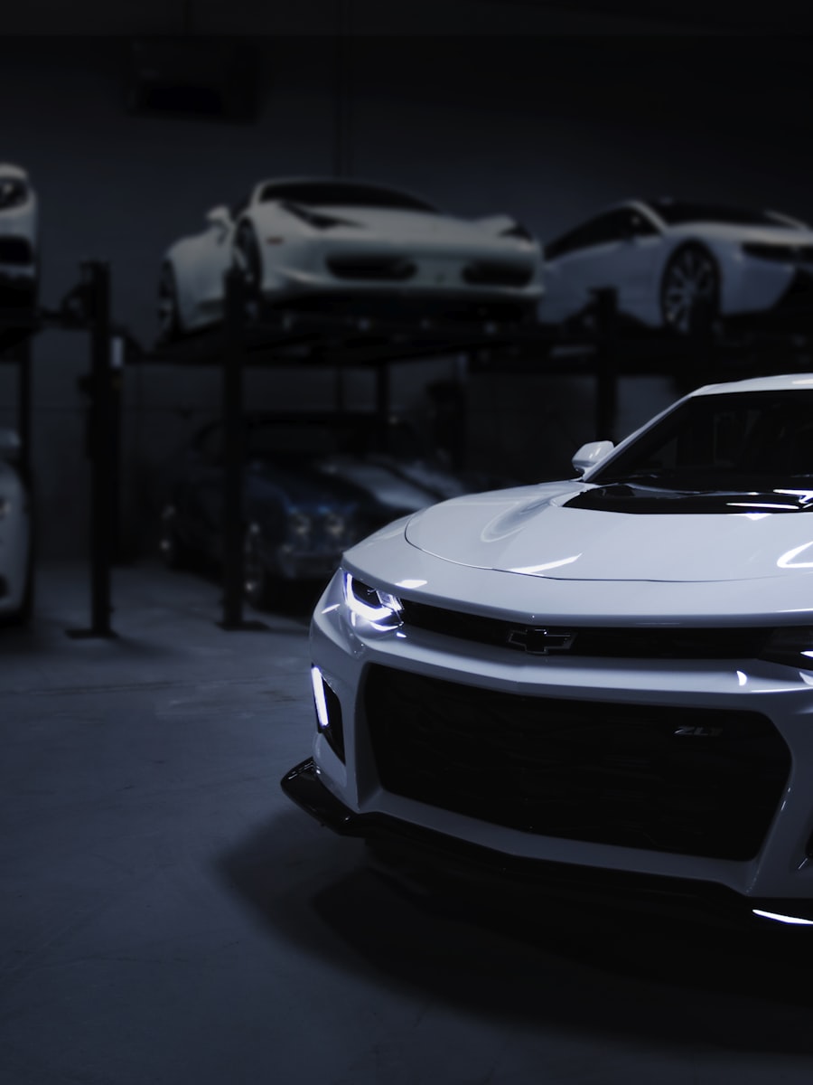 Modern automotive showroom
